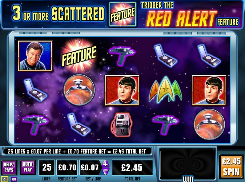 Star Trek Red Alert Slot Machine