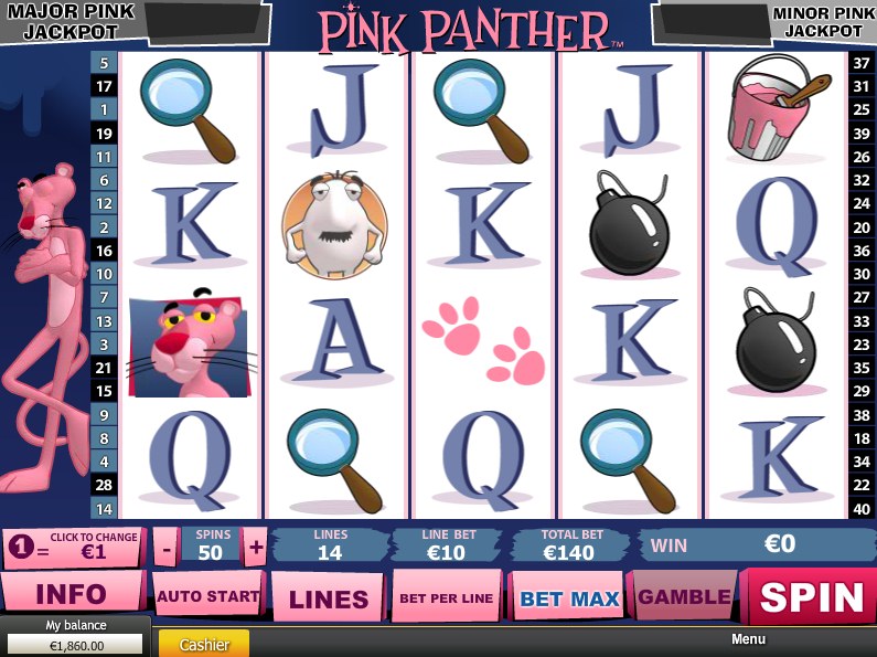 Pink Panther Free Play Slot Review For Canadians