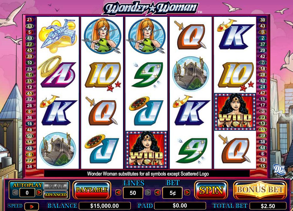 Wonder Woman Free Slots