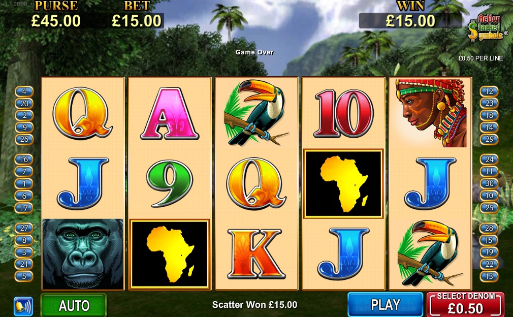 Play African Diamond Slot Machine For Free