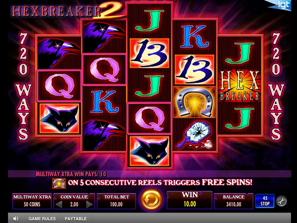 Hex Breaker Slot Machine