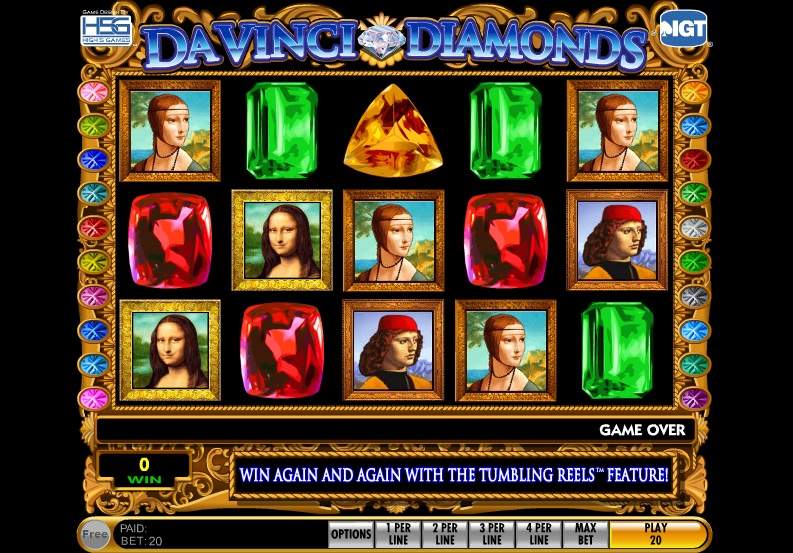 Da vinci slots machine Da vinci slots machine