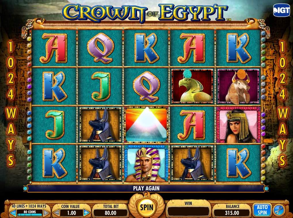 Crown of egypt slot machine online igt daily omania