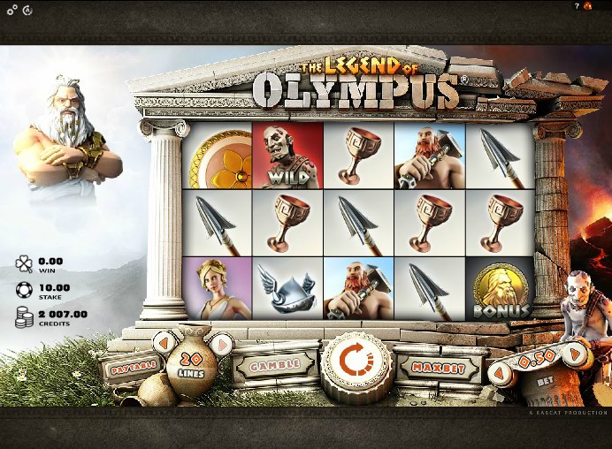 The Legend of Olympus Online Slot Microgaming