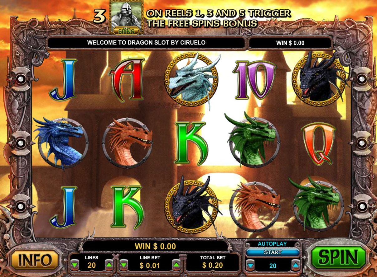 Dragon Slot Online Leander Games Fantasy