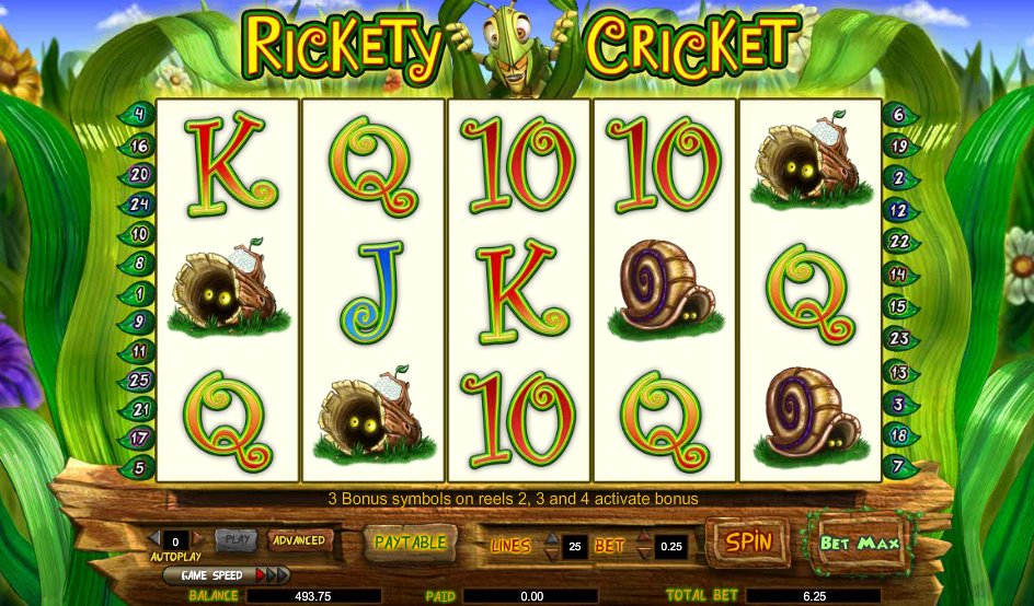 Rickety Cricket Slot