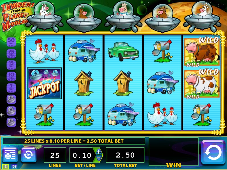 Free Slot Play Invaders From The Planet Moolah