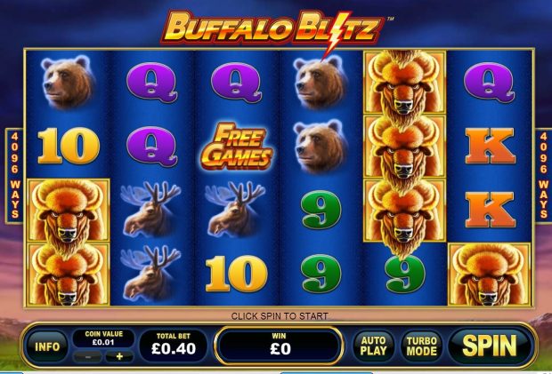 buffalo blitz slot main game