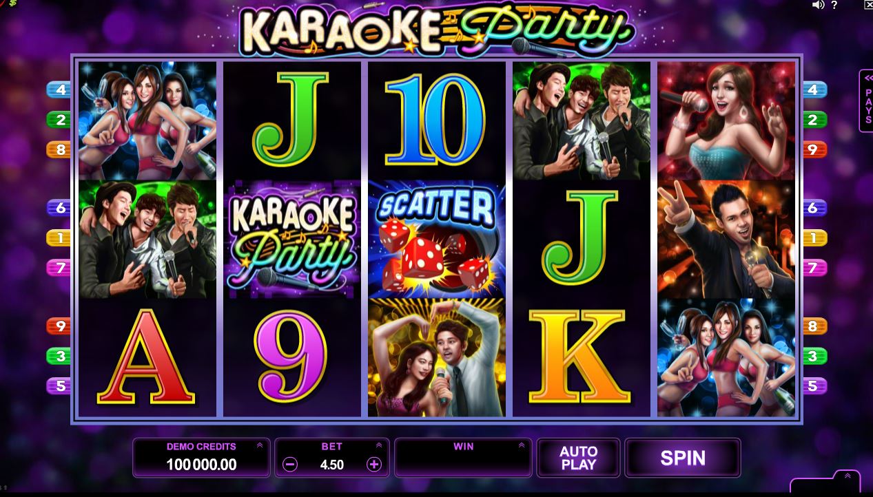 karaoke party slot main game