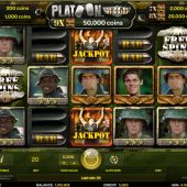 Platoon wild slot main game
