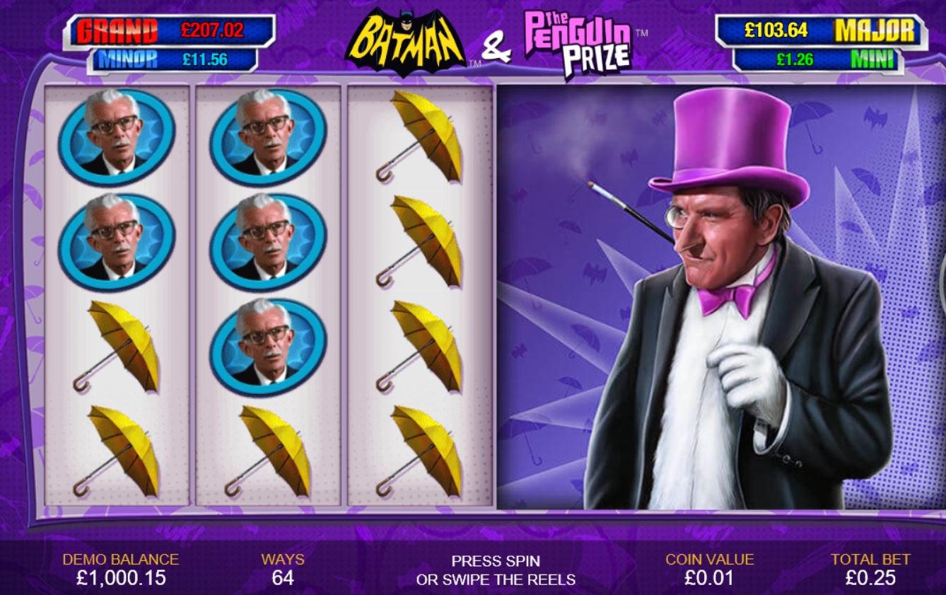 Batman & The Penguin Prize Slot Machine