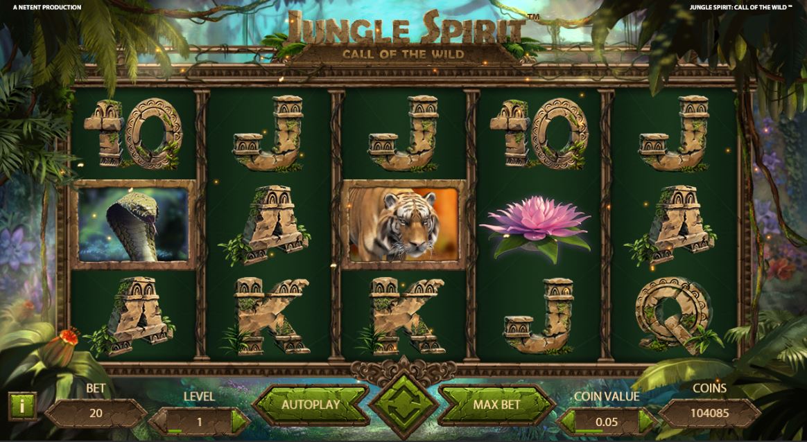 jungle spirit call of the wild slot main game