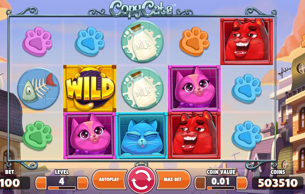 copy cats slot main game