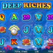 deep riches slot main game