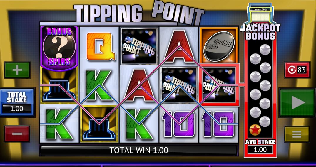 tipping point slot main game