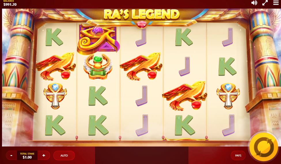 ra's legend slot main game