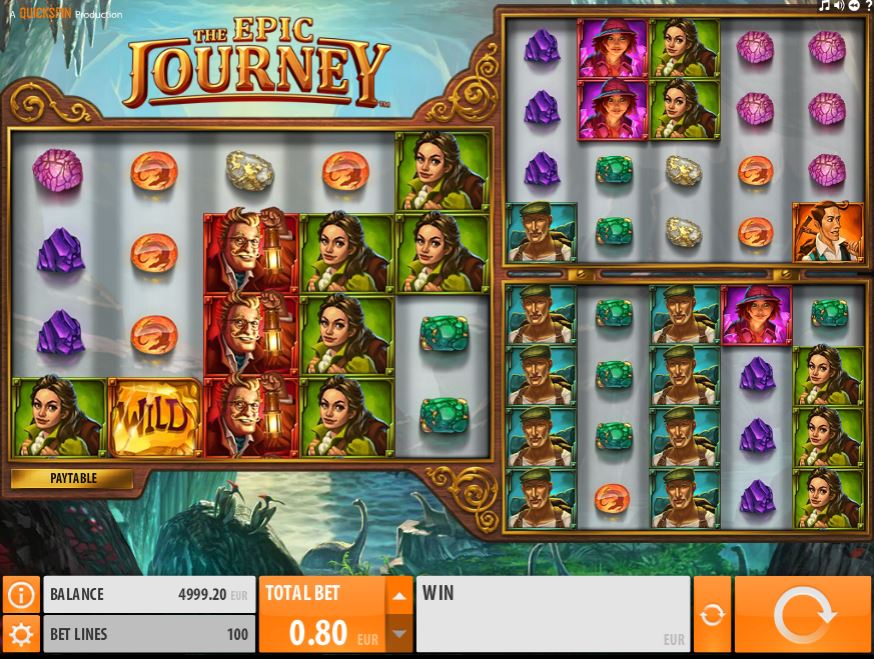 the epic journey slot game