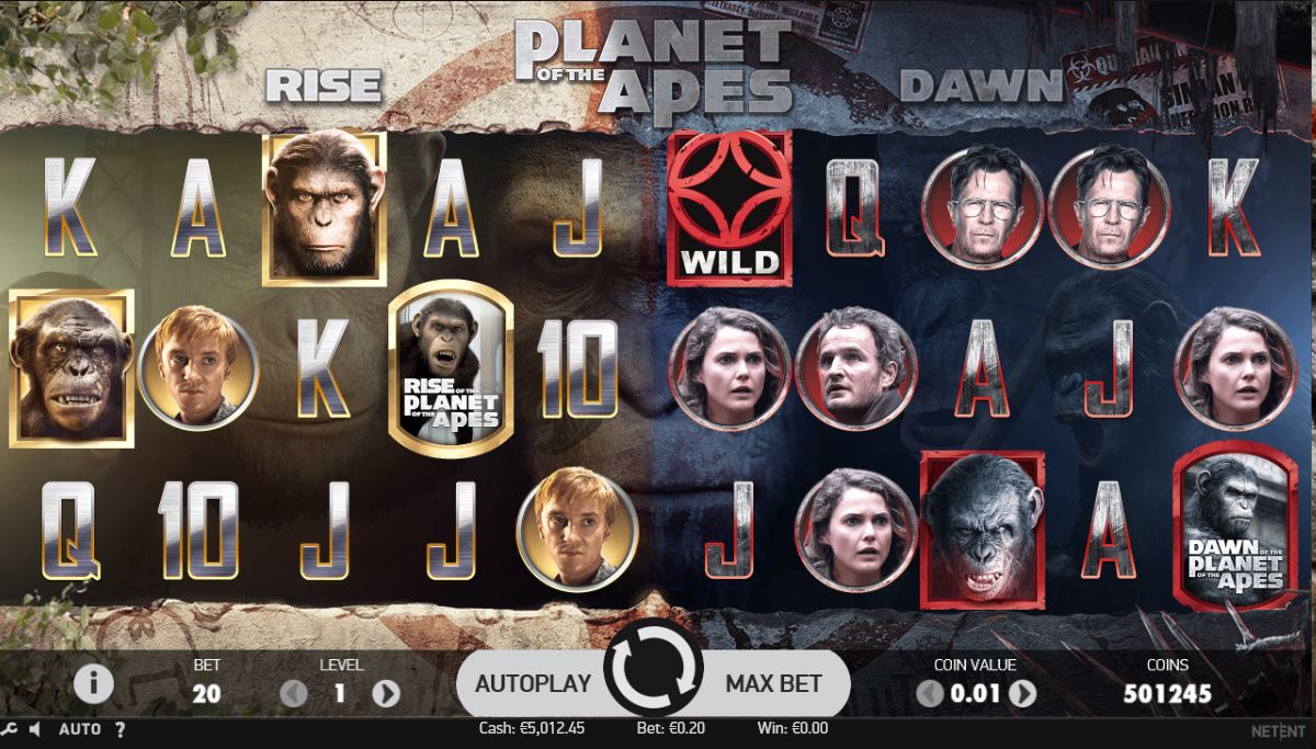 planet of the apes slot game