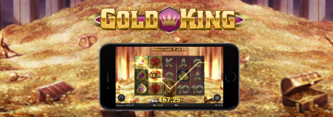 gold king slot on mobile