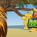 mega moolah slot logo and lion cartoon