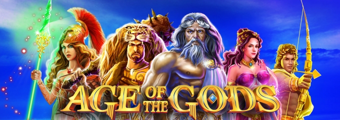 age of the gods slot logo