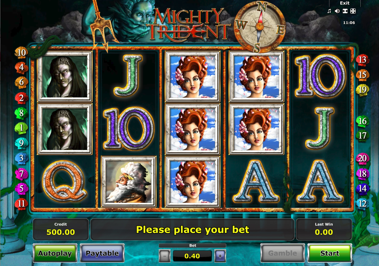 mighty trident slot game