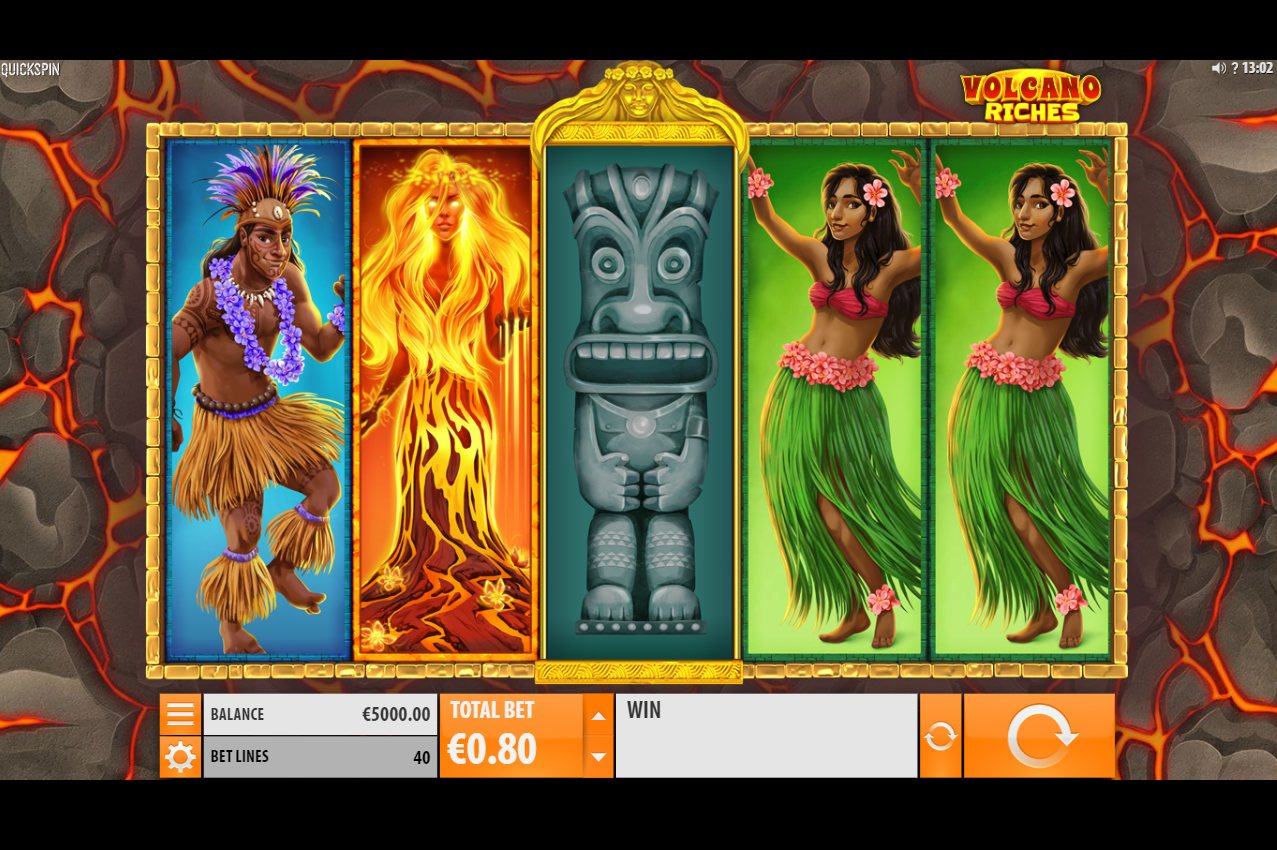 volcano riches slot game
