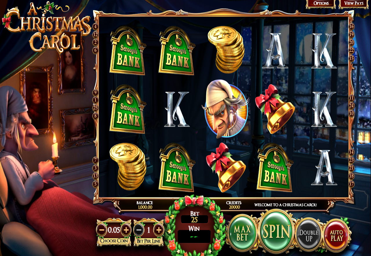 a christmas carol slot game