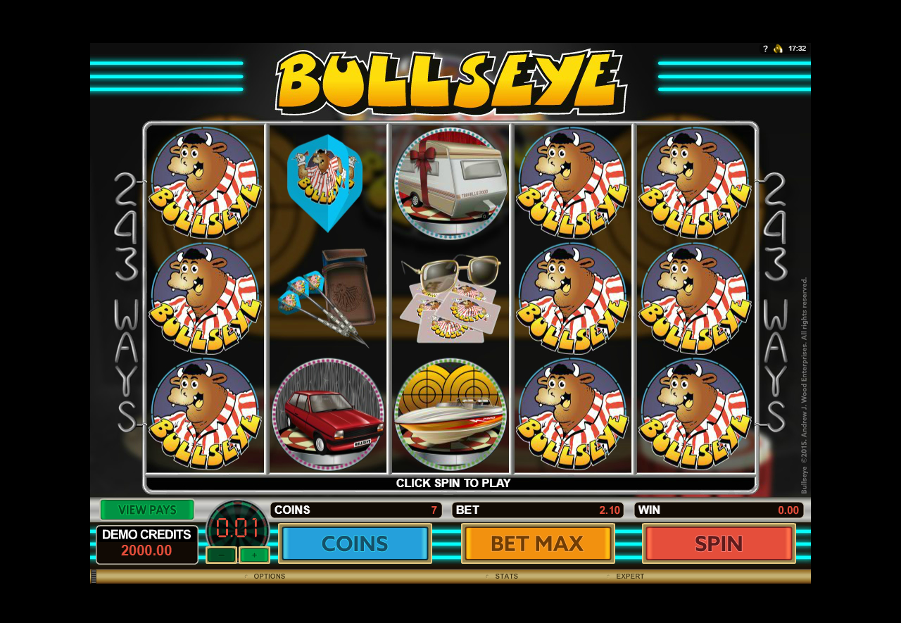 bullseye slot game