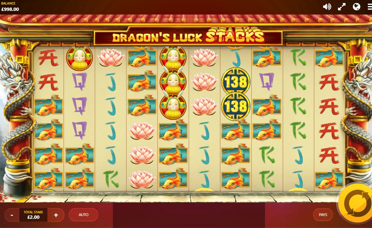 dragons luck stacks slot