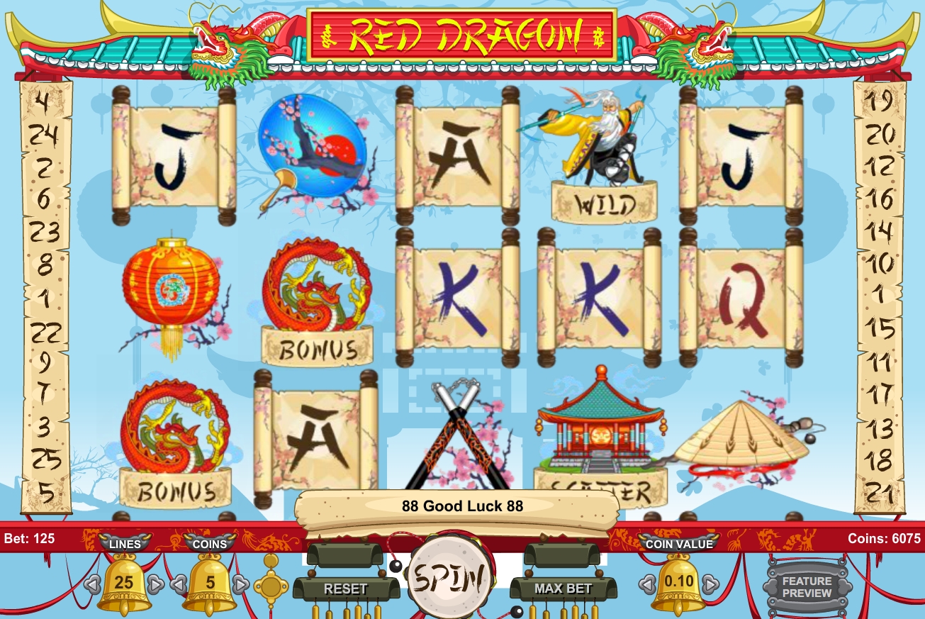 red dragon slot game