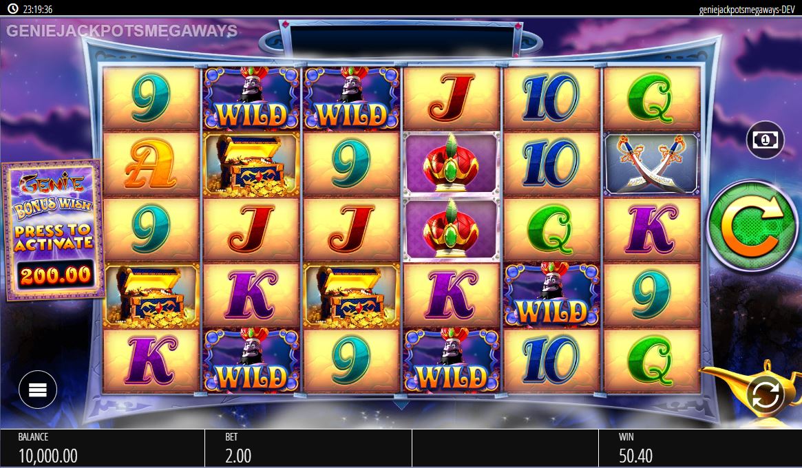 Genie Jackpots Megaways Slot - Royal Slots Casino