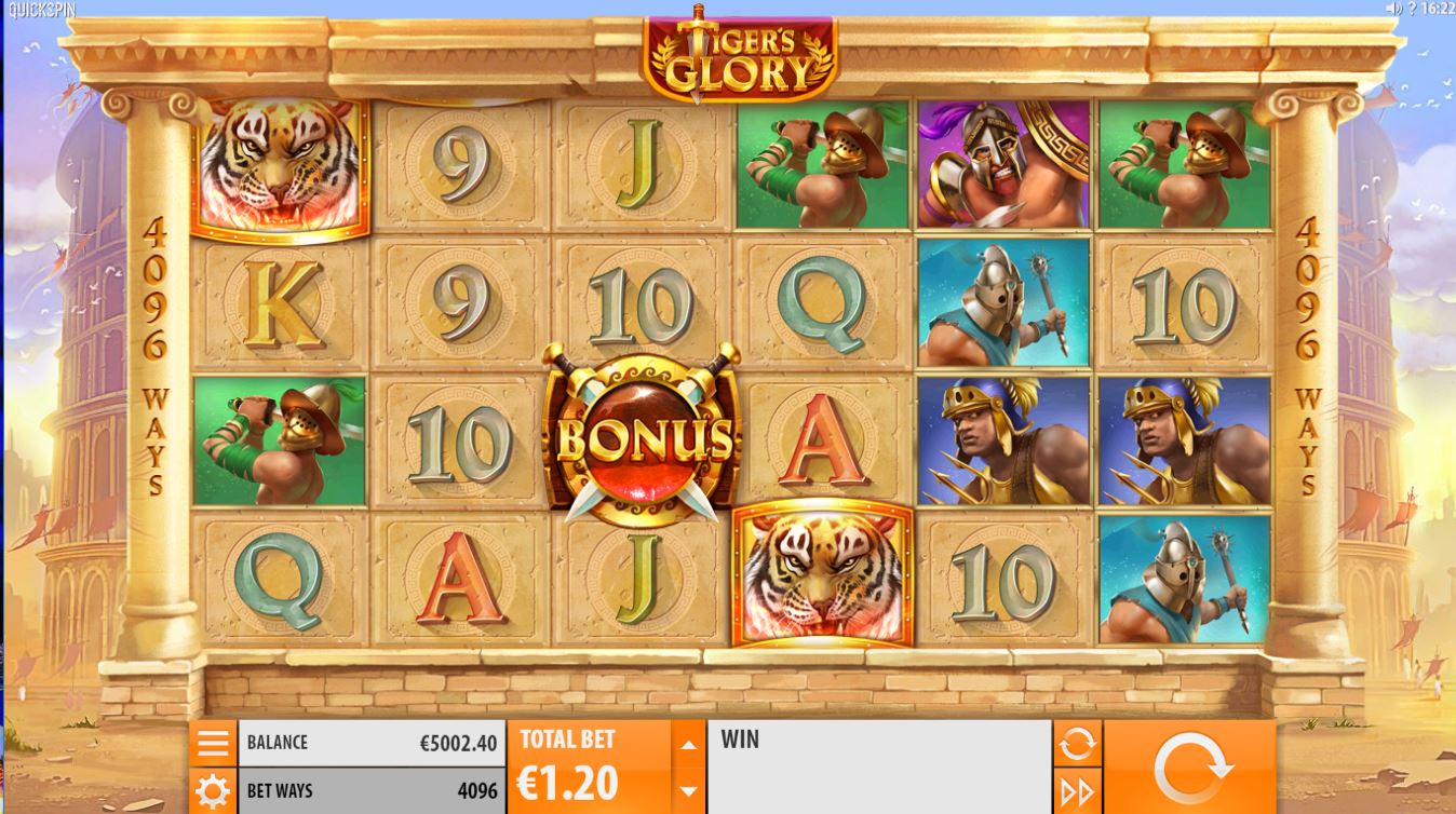 Tiger\u0026#39;s Glory slot from Quickspin play online free game