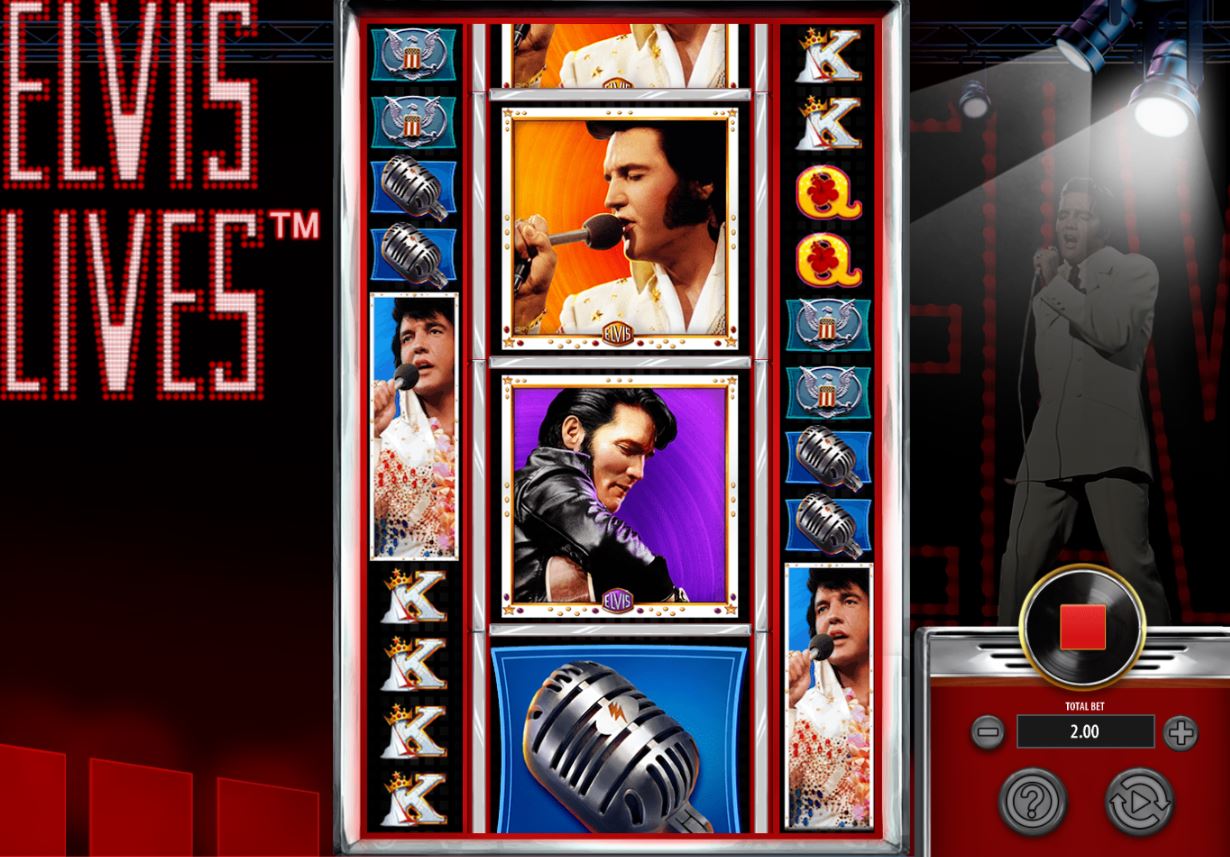 Elvis Lives Slots Game - GUESS THE BONUS WIN!