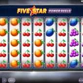 five star power reels slot game