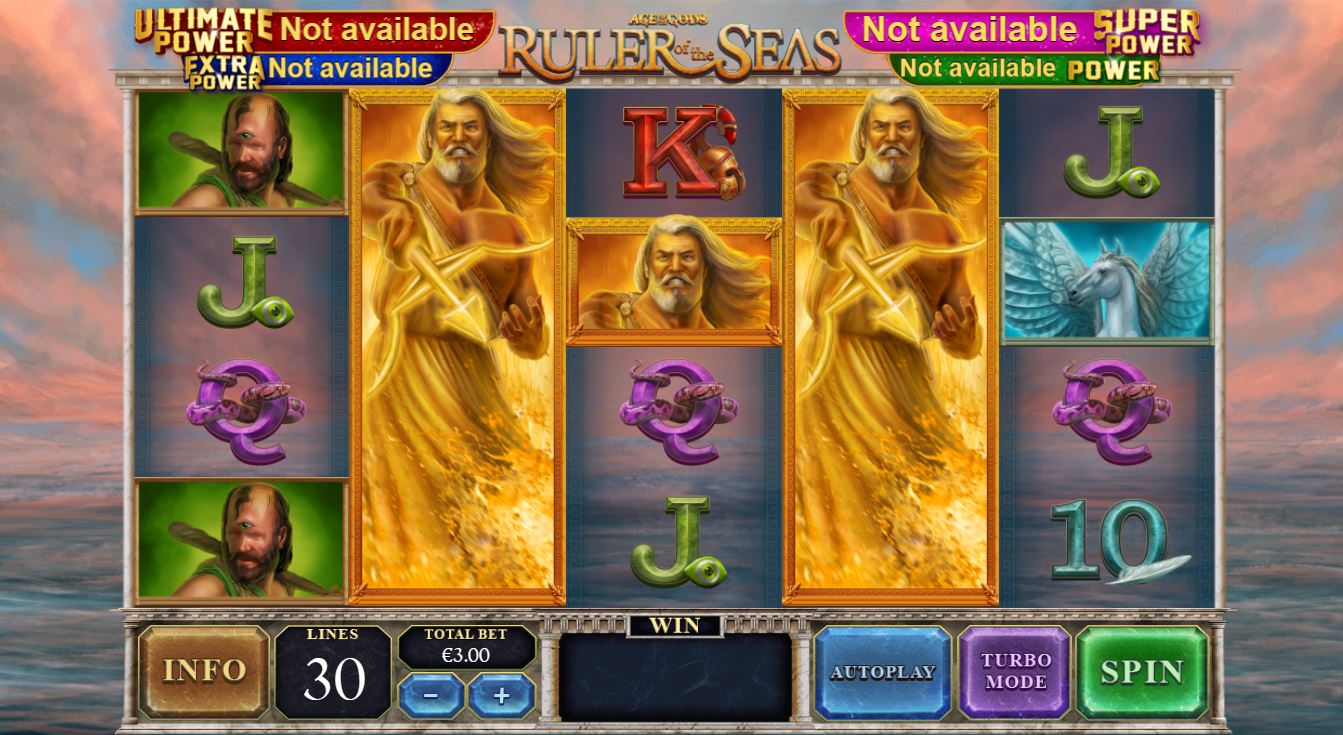 Age Of The Gods: Ruler Of The Seas Brand New Playtech Slot Demo Gameplay