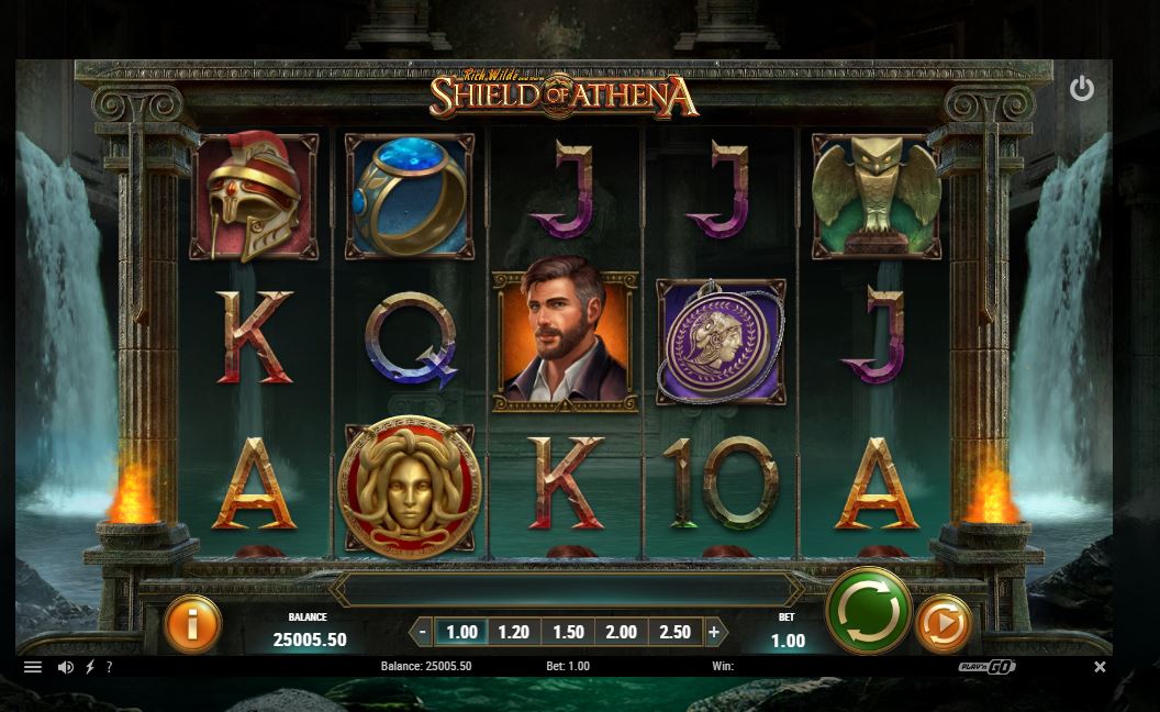 SHIELD OF ATHENA Slot Retrigger and Big Win