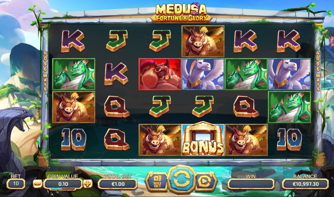 Medusa Fortune and Glory slot by Yggdrasil, try free demo