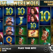 curse of the werewolf megaways slot game