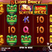 5 lions dance slot game