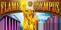 flame of olympus slot logo