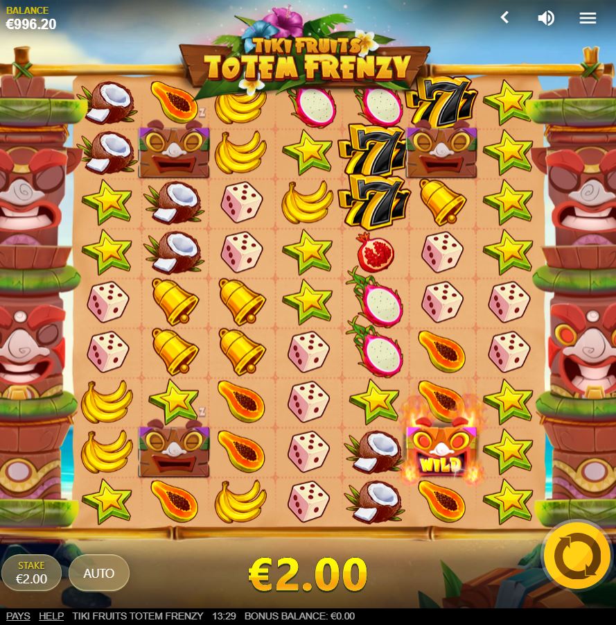 BIG WIN!!! TIKI FRUITS BIG WIN - Huge win - Casino games (Online slots)