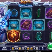 merlin and the ice queen morgana slot game