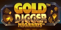 gold digger megaways slot logo