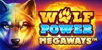 wolf power megaways slot logo