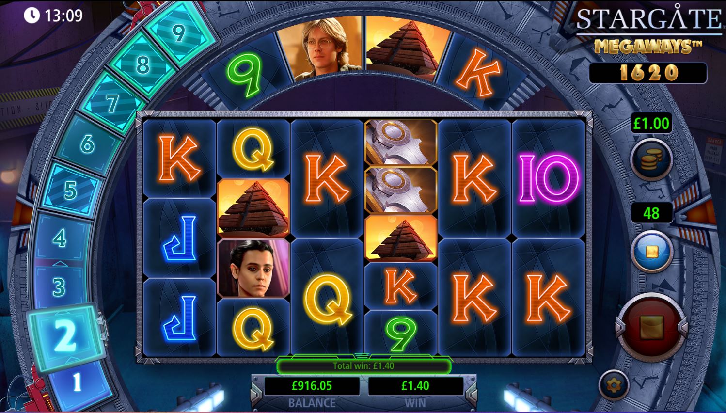 WINNING on a NEW GAME with Stargate Megaways Slot Play -- Round 81: Double 19, Nothing 62