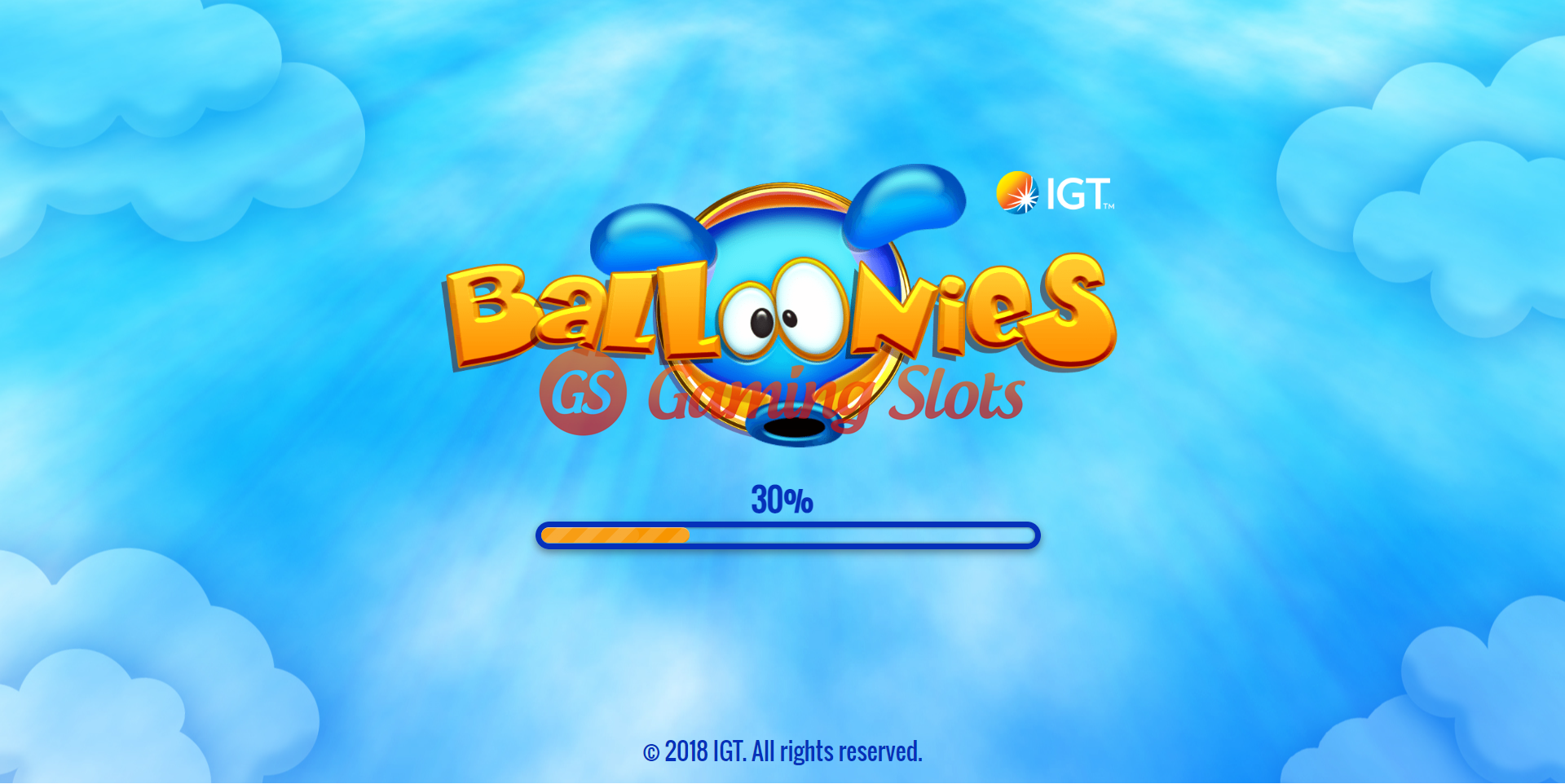 Game Intro for Balloonies slot from IGT