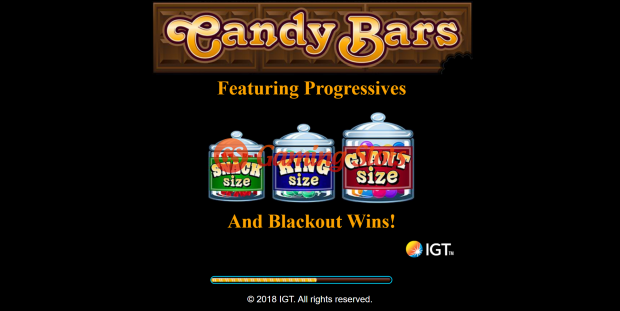 Game Intro for Candy Bars slot from IGT