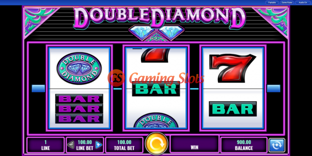 Base Game for Double Diamond slot from IGT