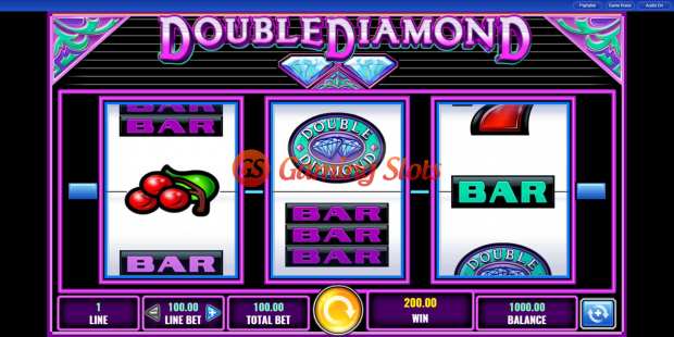Base Game for Double Diamond slot from IGT
